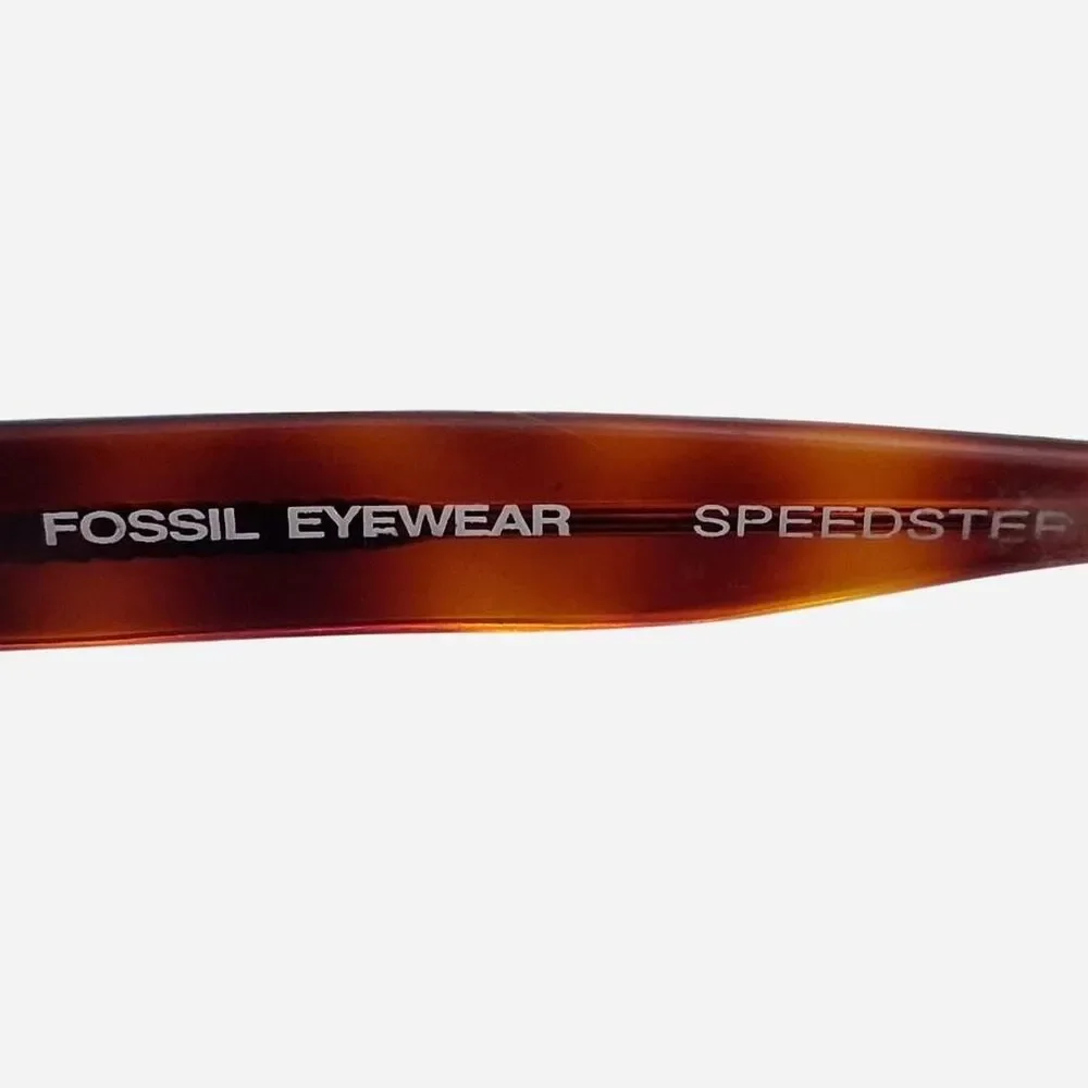 Fossil Men's Brown and Orange Sunglasses